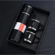 Подарунковий набір термоса із 3 чашками для дому та походів Vacuum Flask SET вакуумний термос із нержавіючої сталі 0.5 л та 3 чашки по 150 мл Матово Чорний - зображення 6