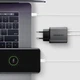 Сетевое зарядное устройство для Axagon 2x port (USB + USB-C), PD3.0/QC4+/PPS/Apple, 67W Серый (ACU-PQ67) - изображение 5