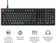 Клавиатура проводная Keychron V6 8K Keychron Super Red Switch Black RGB (V6W-D1-UA) - изображение 8