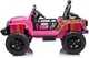 Електромобіль для дітей Jeep Monster рожевий PA.XB-1118.ROZ (5903864959970) - зображення 12