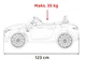 Електромобіль для дітей Mercedes Benz AMG SL63 білий PA.DK-SL63.BIA (5903864940466) - зображення 12