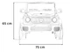 Електромобіль для дітей Mercedes Benz EQG чорний PA.JJ2088.CZ (5903864942477) - зображення 13