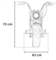Електромотоцикл для дітей Chopper Warrior чорний PA.XB-1058.CZ (5903864944570) - зображення 14