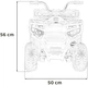 Електроквадроцикл ATV Robust 01 білий PA.XMX-651.BIA (5903864983463) - зображення 12