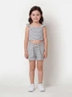 Детский комплект (майка + шорты) для девочки Minoti 18SET 44 40661JNR 104-110 см Белый с синим (5063025280210) - изображение 1