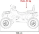 Електроквадроцикл для дітей Can Am Outlander ATV синій PA.DK-CA005.2.4GHZ.NIE (5903864982657) - зображення 8