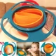 Детская тарелка-непроливайка "Universal Gyro Bowl", тарелка непроливайка неваляшка, посуда для детей - изображение 7