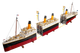 Блочный конструктор Титаник 1.15 метра, 9090PCS - изображение 6