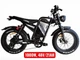 Електрофетбайк 20" Corso KOMODO PRO 1000W 48V 21Ah Shimano, до 60 км/год , чорний - зображення 1