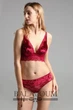 Комплект белья: бюстгальтер push-up и трусики 9392 Balaloum красный 80B/L - изображение 1