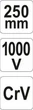Клещи переставные YATO, изолированные, 250 мм, до 1000 V - изображение 3