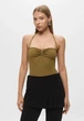 Боді жіноче зелений H&M 32р (0742217) - изображение 2