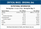 Гейнер Applied Nutrition Critical Mass Original 6000 г. (Банан) - изображение 2