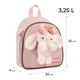 Рюкзак з ущільненою спинкою для садочка Kite Kids Pink Bunny K26-538XXS - зображення 3