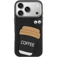 Чехол Epik TPU Leather Toys для Apple iPhone 17 Pro (6.3") Coffee / Black - изображение 2