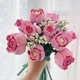 Конструктор 789+ PCS Букет рожевих троянд (Bouquet of Pink Roses) - изображение 3