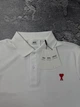 Поло AMI PARIS (small logo) L Білий - зображення 4