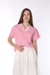 Футболка с коротким рукавом женская S цвет розовый YUKI ЦБ-00293419 - изображение 1