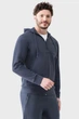 Кофта AVECS сіра з трикотажу Double Face 50585/17 2XL - зображення 5