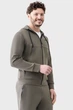 Кофта AVECS зелена з трикотажу Double Face 50585/48 2XL - изображение 4