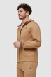 Кофта AVECS коричнева з технологією Stretch Cotton 50628/42 2XL - изображение 5