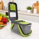Овощерезка Мультислайсер vegetable cutter Механический ручной измельчитель мультирезка для овощей и фруктов - изображение 3