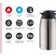 Термос-кавник 2 л, нержавіюча сталь THERMOS - зображення 5
