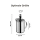 Сливочник для капучино, нержавеющая сталь, 0000550269 Creamer-KP0000550269 - изображение 2