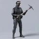 Фигурка My Bloody Valentine Ultimate Miner / Коллекционная хоррор Action Figure Шахтер Мой Кровавый Валентин 18 см / Фигурка ужасов из фильма - изображение 6