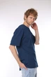 Футболка с короткими рукавами мужская L цвет синий YUKI ЦБ-00295554 - изображение 3