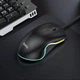 Проводная компьютерная игровая мышь с RGB-подсветкой Hoco GM19 Enjoy для ПК и планшетов Черная - изображение 6
