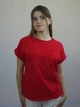 Красная футболка с вышитой бабочкой XS - изображение 7