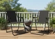 Крісло садове складане GardenLine LEZ9948 Black - зображення 4