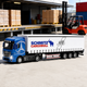 Игрушечная металлическая фура Mercedes-Benz Actros с полуприцепом Schmitz Cargobull 31 см инерционная модель со светом и звуком - изображение 3