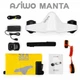Подводный скутер ASIWO Manta — sea scooter / акваскутер с тремя режимами скорости, креплением для экшн-камеры, защитой пропеллеров, мощностью 1000 Вт, скоростью до 1.5 м/с, до 35 минут работы, глубина до 40 м, зеленый - изображение 10