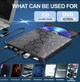 Зовнішній DVD CD RW 8 в 1 привод для читання й запису компакт дисків USB 3.0 Type-C для ноутбуків ПК та Mac - зображення 2