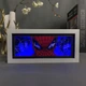 Многослойный Ночник лампа светильник аниме Spider Man Человек Паук RGB - изображение 4