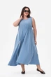 Платье Garne 50(2XL) Голубой (146518) - изображение 1