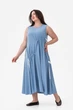 Платье Garne 54(4XL) Голубой (146518) - изображение 2