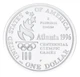 Монета США 1 долар 1996 Срібло P Proof XXVI літні Олімпійські ігри в Атланті - Стрибки у висоту - зображення 2