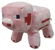Дитяча іграшка з гри Minecraft Свинка з 2 смужками Baby Pig 16 см довжина 10 см висота майнкрафт свиня порося Mojang JINX Рожева - зображення 1