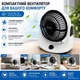 Настольный вентилятор YANGZI FS-G1 40W с регулировкой наклона и 3 режимами скорости - изображение 3