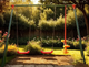 Дитячий комплекс Garden Line KRE1067, 3‑в‑1, металевий каркас, 290 × 180 × 200 см, зелений - зображення 9