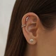 Серебряная серьга для хеликса (40001) - изображение 6