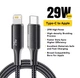 Кабель быстрой зарядки для iPhone 100W Type-C к Lighting 6A на 2 метра Essager - изображение 2