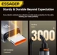 Кабель быстрой зарядки 2 в 1 для Xiaomi 100W Mi Fast Charge USB к Type-C и Lighting 6A на 2 метра Essager - изображение 2