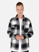 Рубашка хлопковая теплая оверсайз мужская Colin's CL1071675ANT S Anthracite (8684112450063) - изображение 1