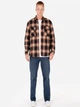 Рубашка хлопковая мужская Colin's CL1070025BRW S Brown (8684112314327) - изображение 3
