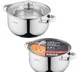 Кастрюля ARDESTO Gemini Gourmet Aosta 3.8л нержавеющая сталь стеклянная крышка (AR1939BC) - изображение 1