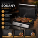Домашній електричний настільний гриль Sokany SK-08092-3 - зображення 1
